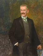 Heinrich Hellhoff Portrait Geheimrat Jungel oil painting